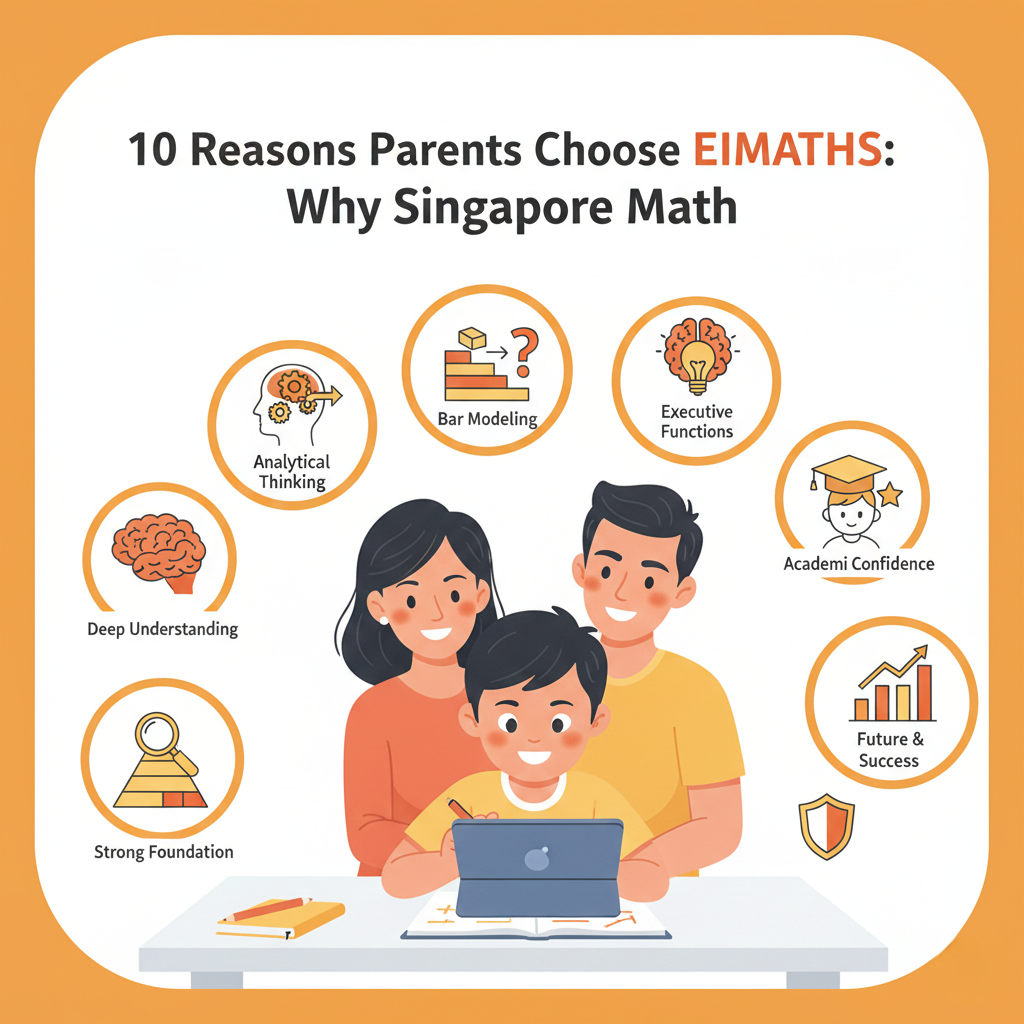 10 เหตุผลสั้นๆ ที่คุณพ่อคุณแม่เทใจให้ eimaths: ทำไมต้องคณิตศาสตร์สิงคโปร์?