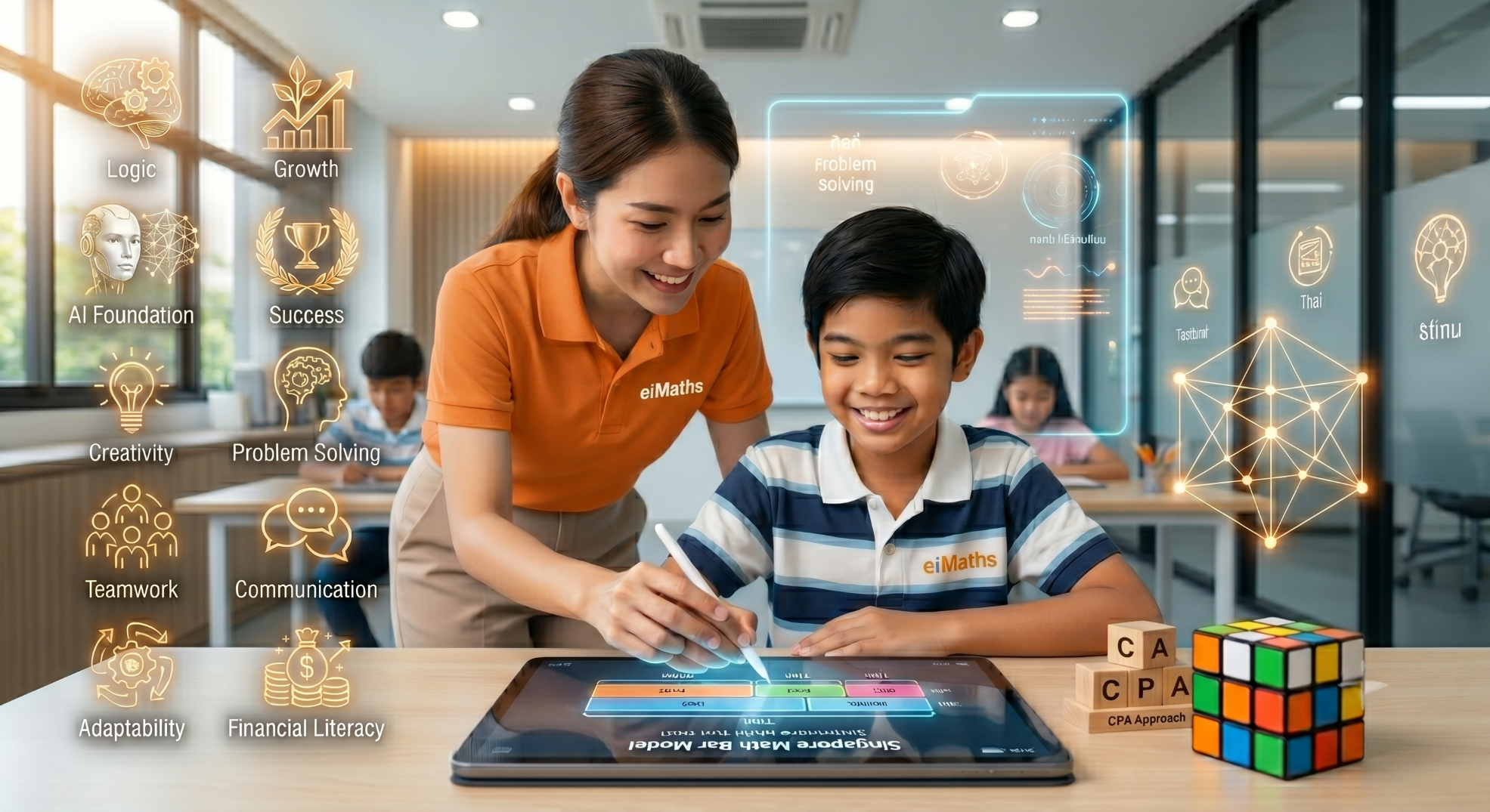 ทำไมคณิตศาสตร์สิงคโปร์ ต้องมาเรียนที่ eiMaths?