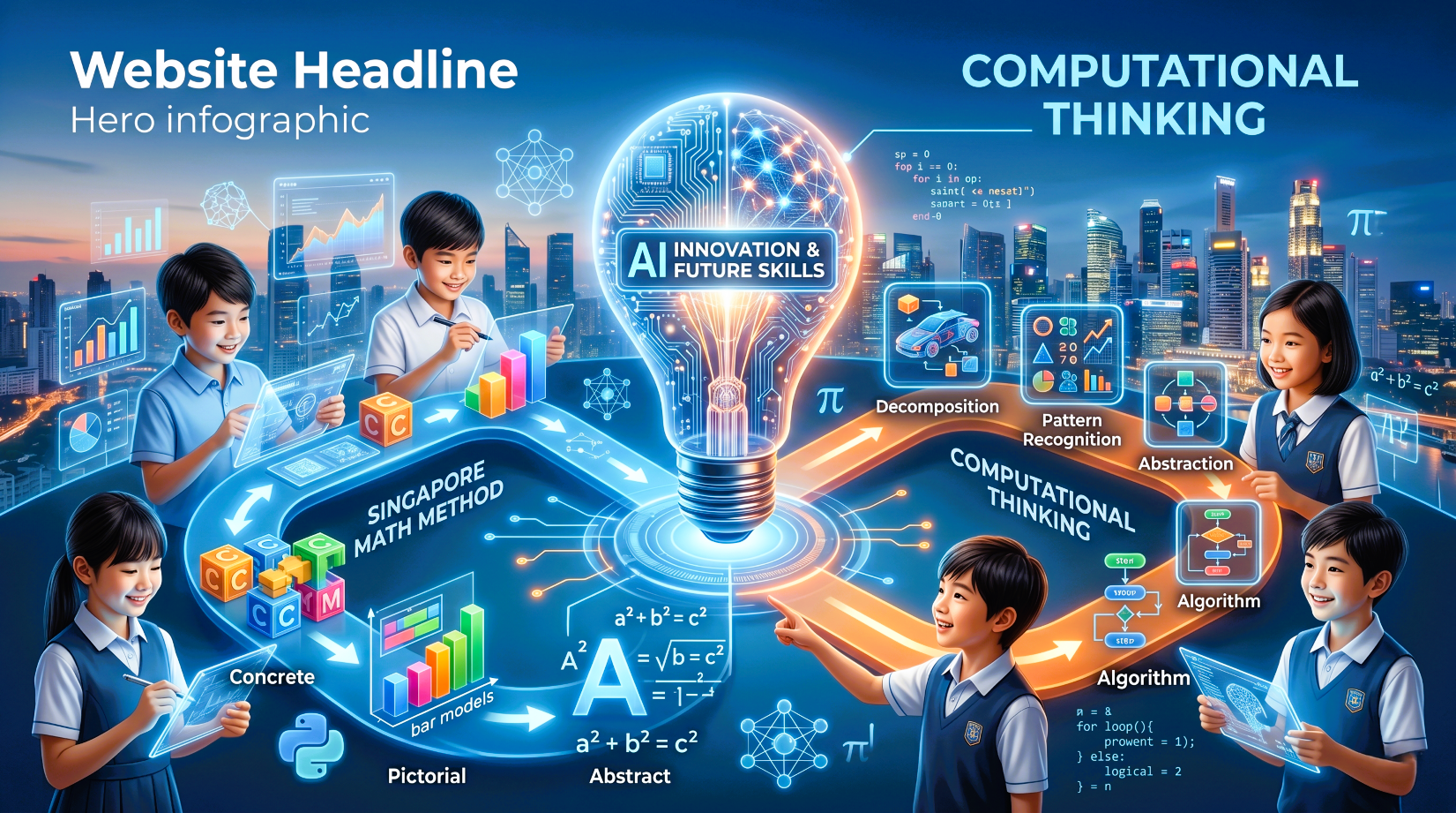 คณิตสิงคโปร์กับการพัฒนา Computational Thinking: รากฐานแห่งอนาคตในยุคนวัตกรรม AI