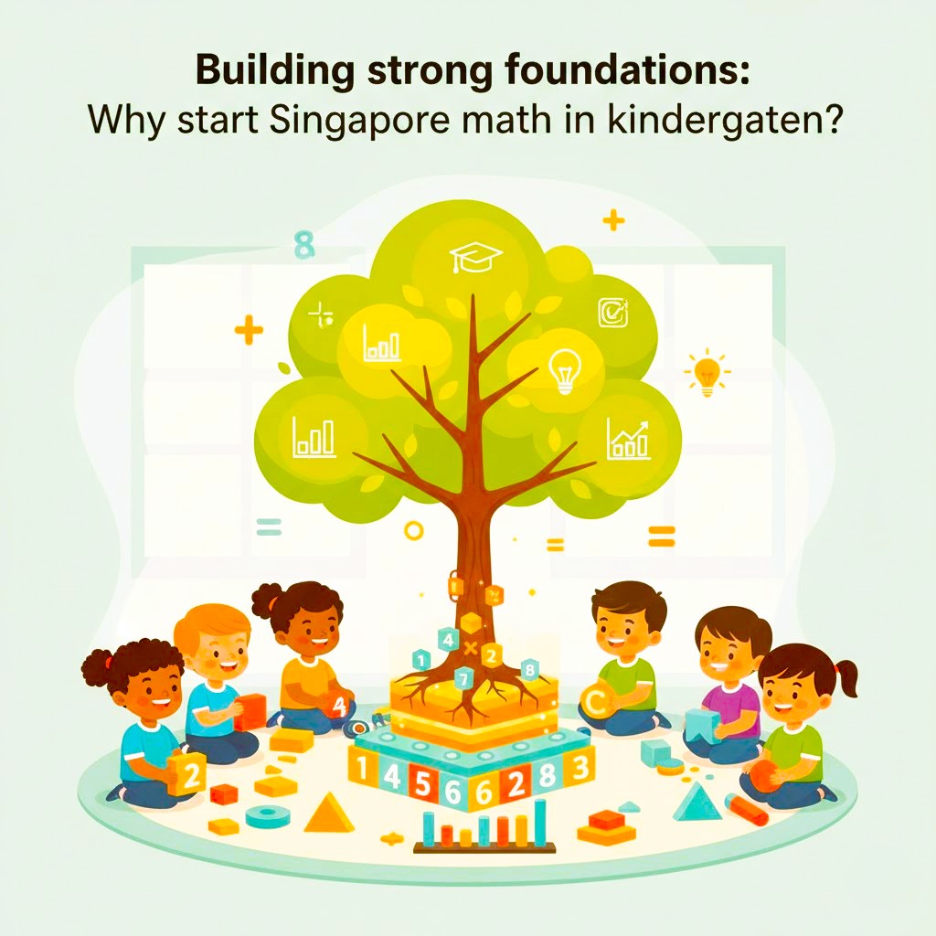 รากฐานแก้วของชีวิต: ทำไมต้องเริ่มเรียนคณิตศาสตร์สิงคโปร์ตั้งแต่อนุบาล?