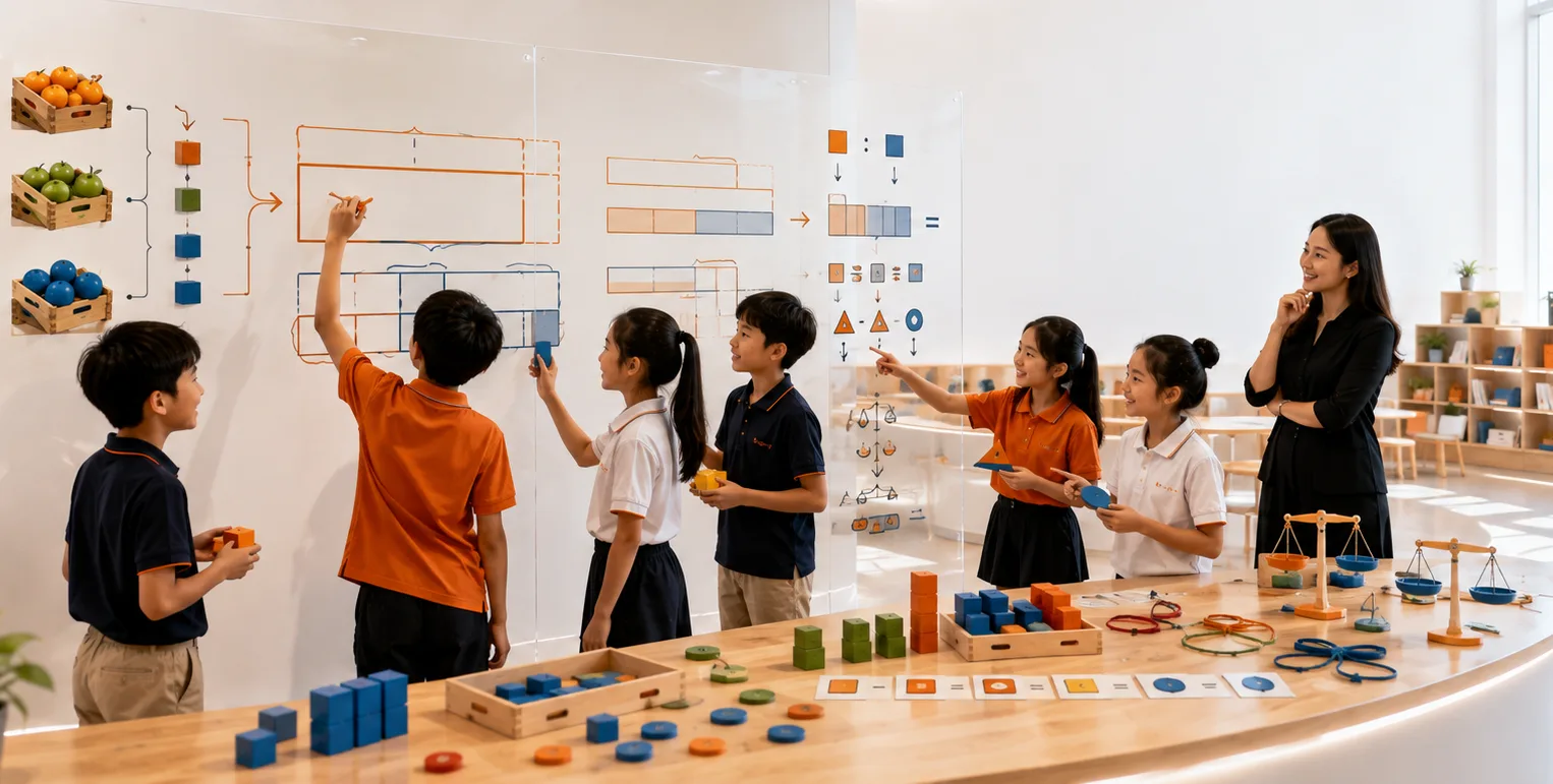ทำไมเด็กควรวาดภาพก่อนคำนวณ? พลังของ Visualization ใน Singapore Math ที่ช่วยให้เด็ก “เห็น” ก่อน “คิด”