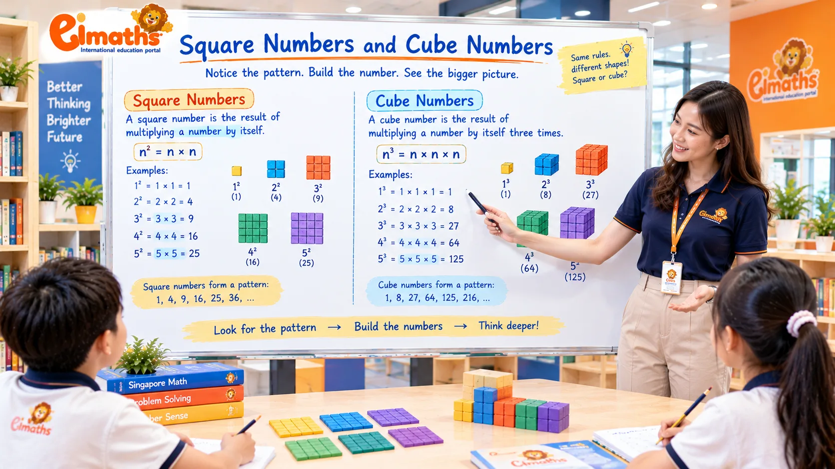 Square Numbers และ Cube Numbers