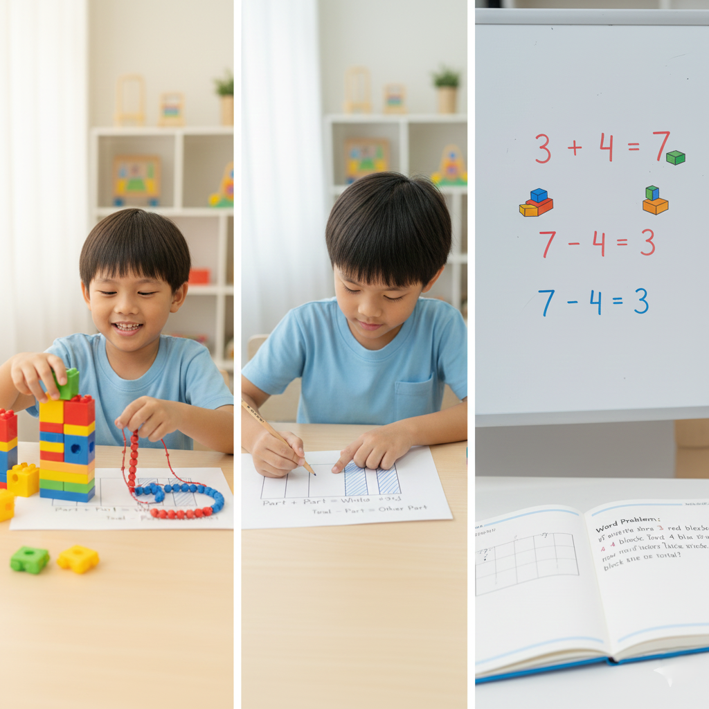 แนวคิด CPA (Concrete-Pictorial-Abstract) หัวใจสำคัญของคณิตศาสตร์สิงคโปร์